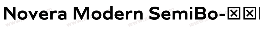 Novera Modern SemiBo字体转换